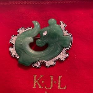 Kenneth Jay Lane (KJL) Dragon Brooch